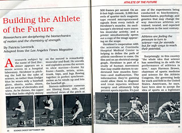 Building the Athlete of the Future - Researchers are deciphering the  Biomechanics of Motion and the Chemistry of Strength - Ariel Dynamics